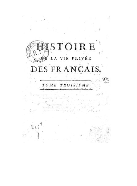 la vie privee Des Francais